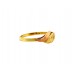 Montovaný bazarový celozlatý prsten AUBAZAR0567