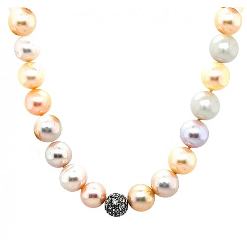 Zlatý náhrdelník sladkovodní perly AUBAZAR0564
