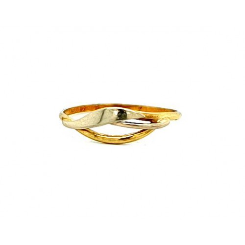 Jemný celozlatý prsten AUBAZAR0566
