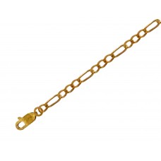 Zlatý náramek figaro plné AU2081 Zlatý náramek figaro plné AU2081