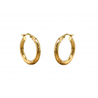Zlaté náušnice kruhy AU2121