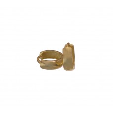 Zlaté náušnice zlamovací kroužky AU0837 - žluté  zlato