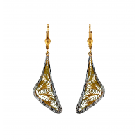 Delší zlaté náušnice s filigránem AU2101 Delší zlaté náušnice s filigránem AU2101