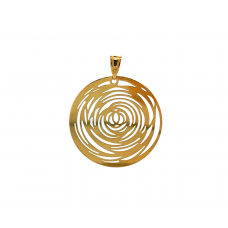 Zlatý přívěsek medailon celozlatý AU0116 - žluté zlato Zlatý přívěsek medailon celozlatý AU0116 - žluté zlato