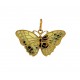 Zlatý přívěsek motýl smalt AU1942