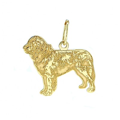 Zlatý přívěsek pes AU1764 - žluté zlato