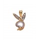 Elegantní zlatý přívěsek zajíček AU2089