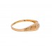 Dámský jemný celozlatý prsten AU1713 