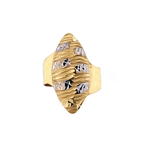 Masivní prsten v kombinovaném zlatě AU1610 Masivní prsten v kombinovaném zlatě AU1610