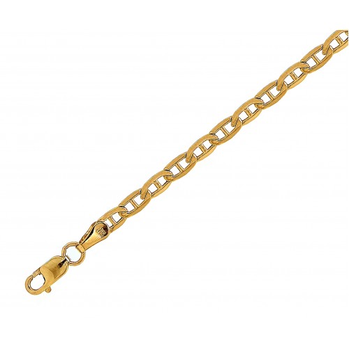 Zlatý dámský řetízek háčko AU1719 - Dutý (4,09 gr, 585)