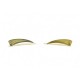 Zlaté náušnice podél ucha AU0056 - žluté zlato