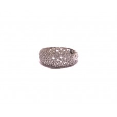 Stříbrný dámský prsten osázený zirkonky AG0150