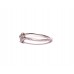 Stříbrný prsten kytička se čtyřmi zirkony AG0163