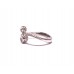 Stříbrný prsten se dvěma většími zirkony AG0158